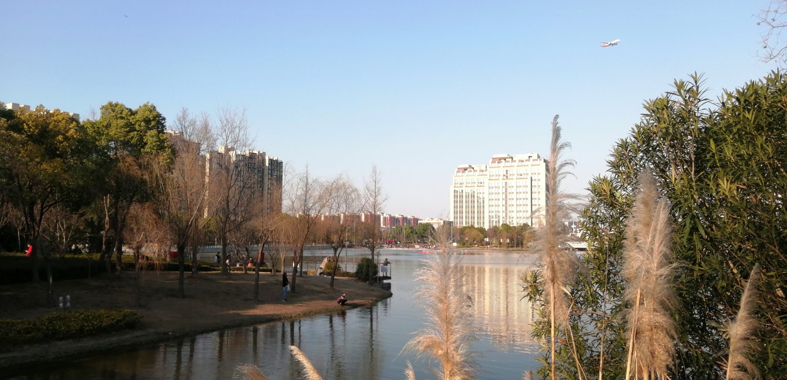 【中国生活徒然日記】家から距離３分にある公園への旅 「银翔湖公园」