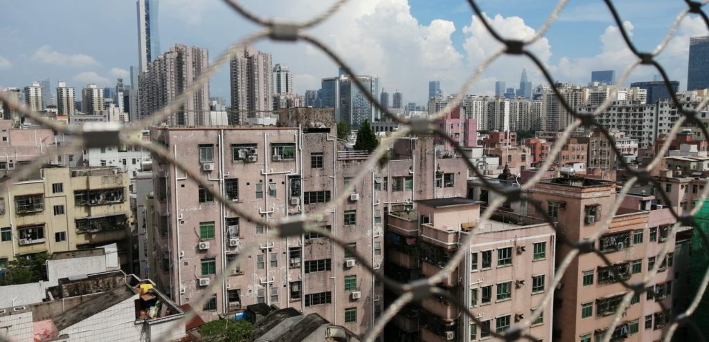 深圳 アパート 街並み